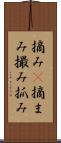 摘み(P) Scroll