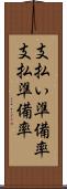 支払い準備率 Scroll