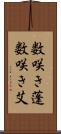 数咲き蓬 Scroll