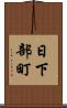 日下部町 Scroll