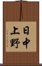 日中上野 Scroll