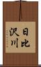 日比沢川 Scroll