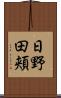 日野田頬 Scroll