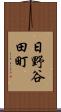 日野谷田町 Scroll