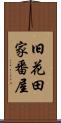 旧花田家番屋 Scroll