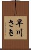 早川さき Scroll