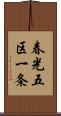 春光五区一条 Scroll