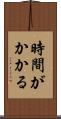 時間がかかる Scroll