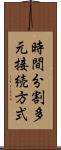 時間分割多元接続方式 Scroll