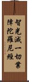 智光滅一切業障陀羅尼經 Scroll