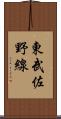 東武佐野線 Scroll