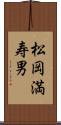 松岡満寿男 Scroll