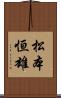 松本恒雄 Scroll