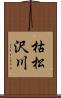 枯松沢川 Scroll