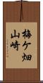 梅ケ畑山崎 Scroll