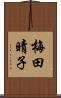 梅田晴子 Scroll