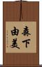 森下由美 Scroll