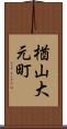楢山大元町 Scroll