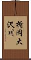 楯岡大沢川 Scroll