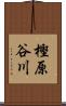 樫原谷川 Scroll