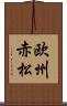 欧州赤松 Scroll