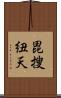毘搜紐天 Scroll