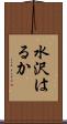 水沢はるか Scroll