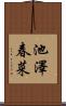 池澤春菜 Scroll