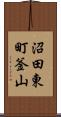 沼田東町釜山 Scroll