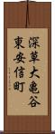 深草大亀谷東安信町 Scroll