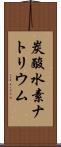 炭酸水素ナトリウム Scroll