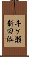 牛ケ瀬新田泓 Scroll