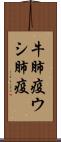 牛肺疫 Scroll