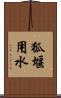 狐堰用水 Scroll