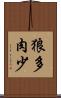 狼多肉少 Scroll