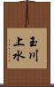 玉川上水 Scroll