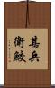 甚兵衛鮫 Scroll