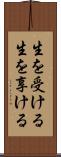 生を受ける Scroll
