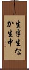 生半 Scroll