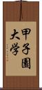 甲子園大学 Scroll