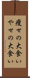 痩せの大食い Scroll