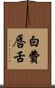白費唇舌 Scroll