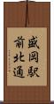 盛岡駅前北通 Scroll