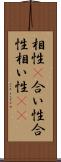 相性(P);合い性;合性;相い性(io) Scroll