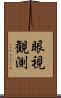 眼視観測 Scroll