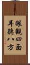 眼觀四面，耳聽八方 Scroll