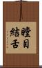 瞠目結舌 Scroll