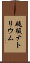 硫酸ナトリウム Scroll