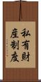 私有財産制度 Scroll