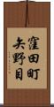 窪田町矢野目 Scroll